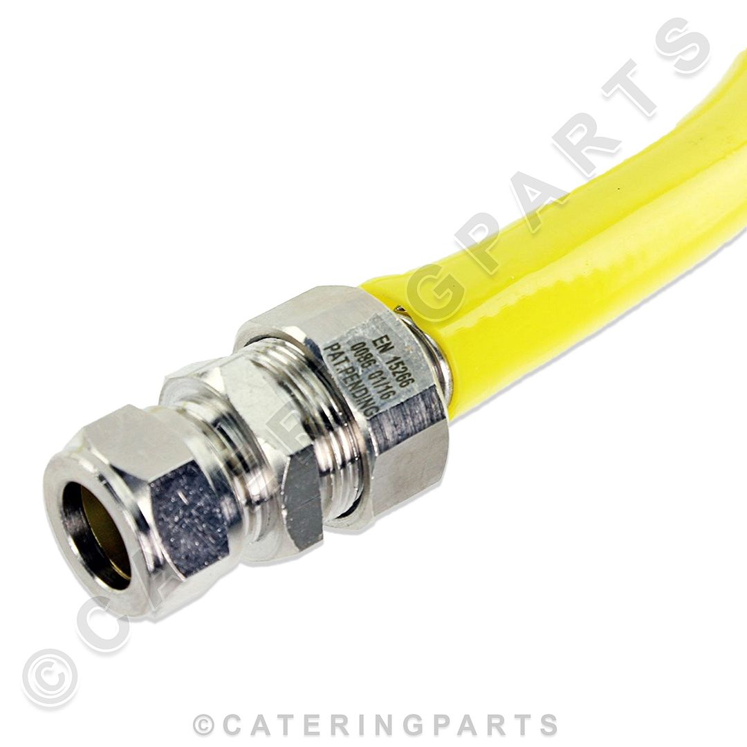 1M LONG TUBE KIT FLEXIBLE GAS HOSE CONNECTOR PIPE FOR FIXED HOB